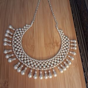 Stunning Weighted Women's Pearl Necklace